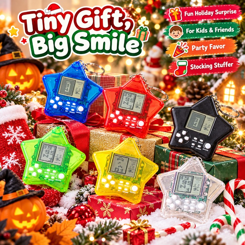 Classic Retro Tetris Gaming Ma - Gaming Console Keychain review and price